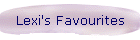 Lexi's Favourites